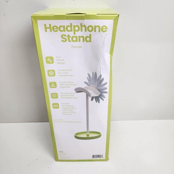 Flower Daisy Petals Headphone Stand Perfect for Home, Office or Dorm Room NEW - Picture 2 of 5